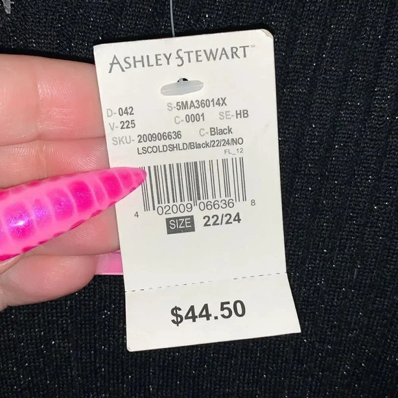 Ashley Stewart Cold Shoulder Sweater - Picture 5 of 5